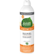 Seventh 22980EA Disinfectant Cleaner - Spray - 13.9 Fl Oz (0.4 Quart) 