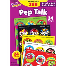 Trend TEP 83920 Trend Pep Talk Scratch 'n Sniff Stinky Stickers - Acid