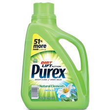 Dial DIA 01120 Purex Natural Elements Liquid Detergent - Liquid - 75 F