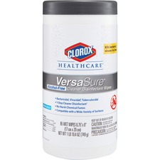 The CLO 31757PL Clorox Healthcare Versasure Cleaner Disinfectant Wipes