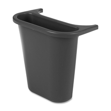 Rubbermaid RCP 295073CT Commercial Saddlebasket Recycling Side Bin - 1