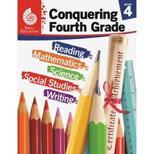 Shell SHL 51623 Conquering Fourth Grade Printed Book - Book - Grade 4