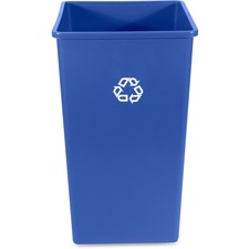 Rubbermaid RCP 395973BE Commercial 50-gallon Square Recycling Containe