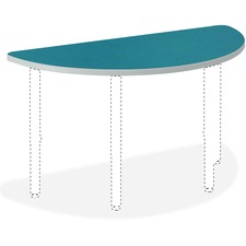 Hon HESH3060E.N.LBA1.K Hon Build Half Round Table 60w X 30d - Blue Aga