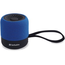 Verbatim 70229 Portable Bluetooth Speaker System - Blue - 100 Hz To 20