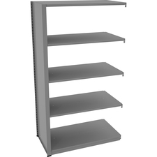 Tennsco TNN CA247642MGY Capstone Shelving 42w 5-shelf Unit - 76 Height