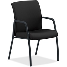 Hon HON IG107CU10 Hon Ignition 4-leg Guest Chair - Black Fabric, Wood,