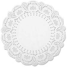 Sparco SPR 99825 White Round Doilies - Art Project, Craft Project, Cla