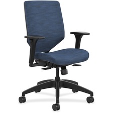 Hon HON SVU1ACLC90TK Hon Solve Task Chair, Upholstered Back - Midnight