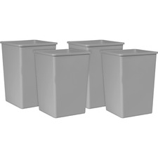 Rubbermaid RCP 3958GYCT Commercial Untouchable 35-gallon Container - 3