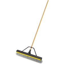 Rubbermaid RCP 2040048 Commercial 24 Push Broom With Squeegee - 3 Poly