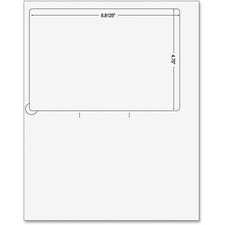 Sparco SPR 99594 Laser, Inkjet Integrated Label Form - White - 6 1316 