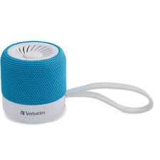 Verbatim 70231 Portable Bluetooth Speaker System - Teal - 100 Hz To 20