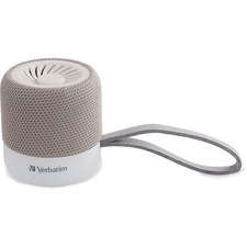 Verbatim 70232 Portable Bluetooth Speaker System - White - 100 Hz To 2