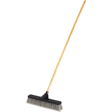 Rubbermaid RCP 2040053 Commercial Fine Pet Anti-twist Push Broom - 3 P