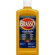 Reckitt RAC 89334CT Brasso Metal Polish - Liquid - 8 Fl Oz (0.3 Quart)