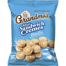 Quaker QKR 45096 Quaker Oats Grandma's Vanilla Mini Cookie Cremes - Va