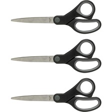 Sparco SPR 25226BD Rubber Grip Straight Scissors - 8 Overall Length - 