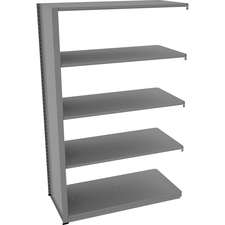 Tennsco TNN CA247648MGY Capstone Shelving 48w 5-shelf Unit - 76 Height