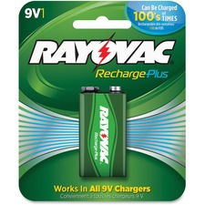 Spectrum RAY PL16041GENE Rayovac Recharge Plus 9-volt Battery - For Mu