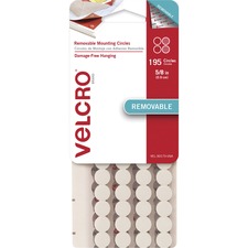 Velcro VEK 30173 Velcroreg; Removable Mounting Tape - 0.63 Dia - 195  