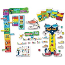 Teacher TCR 9475 Pete The Cat Bulletin Board Set - Fun Themesubject - 