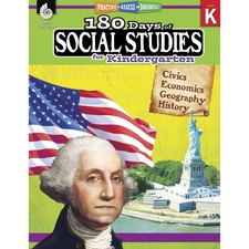 Shell SHL 51392 180 Days Social Studies Workbook Printed Book - Book -