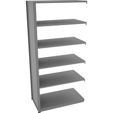 Tennsco TNN CA248842MGY Capstone Shelving 42w 6-shelf Unit - 88 Height