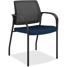 Hon HON IS108IMCU98 Hon Ignition 4-leg Stacking Chair - Navy Foam Seat