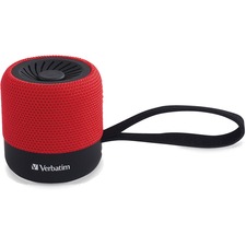 Verbatim 70230 Bluetooth Speaker System - Red - 100 Hz To 20 Khz - Tru