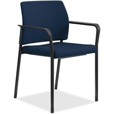 Hon HON SGS6FBCU98B Hon Accommodate Guest Chair, Fixed Arms - Navy Fab