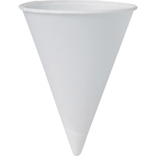 Solo SCC 42BR Solo Co-forward 4.25 Oz. Paper Cone Cups - 4.25 Fl Oz - 