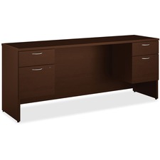 Hon HON LL2072DPMOCH Hon 101 Credenza With Kneespace, 72w - 4-drawer -