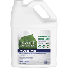 Seventh 44814EA Concentrated Floor Cleaner- Free  Clear - Concentrate 