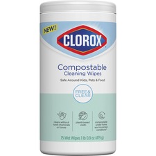 The CLO 32486CT Clorox Cleaning Wipes - All Purpose Wipes - Unscented 