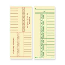 Tops TOP 12603 Named Daysovertime Time Cards - 3.37 X 8.25 Sheet Size 