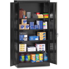 Tennsco TNN 7218BK Full-height Standard Storage Cabinet - 36 X 18 X 72