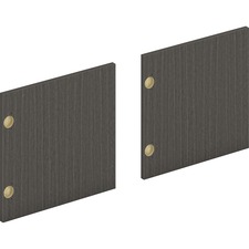 Hon HON LDR48LMLS1 Hon Mod Laminate Doors - 48w - Finish: Gray, Slate 