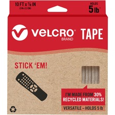 Velcro VEK 30195 Velcroreg; Eco Collection Adhesive Backed Tape - 10 F