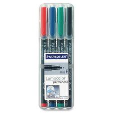 Staedtler STD 318WP4 Staedtler Quick-drying Fine Point Permanent Marke