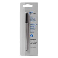 A CRO 8443 Cross Selectip Porous Point Pen Refills - Medium Point - Bl