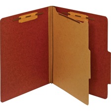 Tops PFX PU41RED Pendaflex Letter Recycled Classification Folder - 8 1