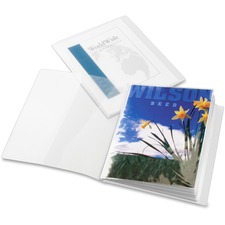 Tops CRD 51532 Cardinal Clearthru Letter Presentation Book - 8 12 X 11