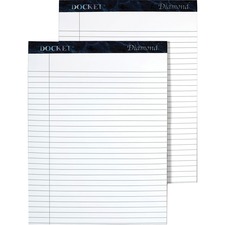 Tops TOP 63975 Docket Diamond Notepads - 50 Sheets - Watermark - Doubl