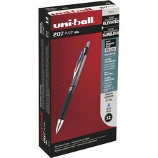 Uniball UBC 70121 Uni-ball 207 Plus+ Gel Pens - Medium Pen Point - 0.7