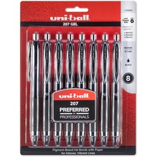 Uniball UBC 1756584 Uni-ball 207 0.7mm Gel Pens - Medium Pen Point - 0