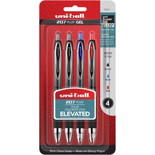 Uniball UBC 70277 Uni-ball 207 0.7mm Gel Pens - Medium Pen Point - 0.7