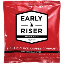 Rdiusa CFP CCFEOC4R100 Eight O'clock Early Riser Coffee Pouch - Regula