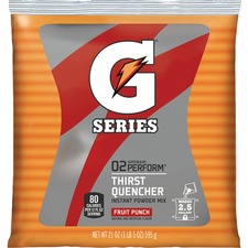 Quaker QKR 33691CT Gatorade Foods Powdered Mix Pouches - Powder - Frui