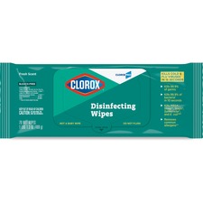 The CLO 60034 Cloroxprotrade; Disinfecting Wipes - Fresh Scent - 70  P